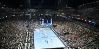 WM-Finale könnte auf spektakulärem Glasboden stattfinden Schon das Pokal-Final4 wurde 2026 auf einem Glasboden gespielt. (Archivbild)