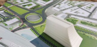 Zukunftszentrum startet deutschlandweite Gesprächsreihe 2032 soll das Zukunftszentrum für Deutsche Einheit und Europäische Transformation den geplanten 58 Meter hohen Glasneubau in Halle beziehen – derzeit sucht die Institution eine Übergangslösung in der Stadt. (Archivbild)